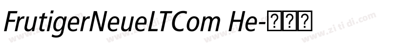 FrutigerNeueLTCom He字体转换 FrutigerNeueLTCom He字体转换